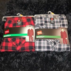 Men’s Hanes Flannel Pajama Set